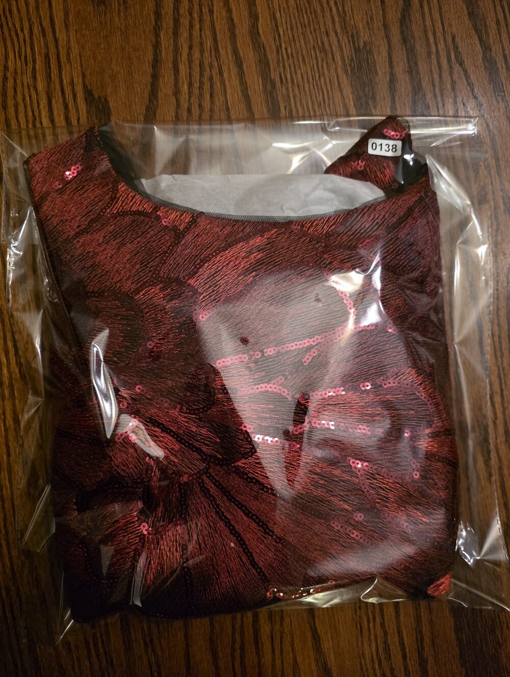 WHBM Red Rose Floral Sequin Shift‎ Dress 2P Cocktail Wedding Guest Evening Party - Picture 11 of 11